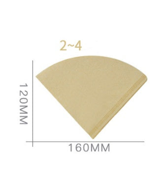 Kafaholic V60 Coffee Filter Paper (Natural Brown)