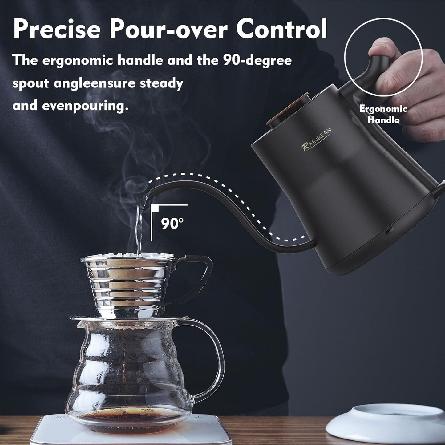 Kafaholic Flow Pro Gooseneck Electric Kettle