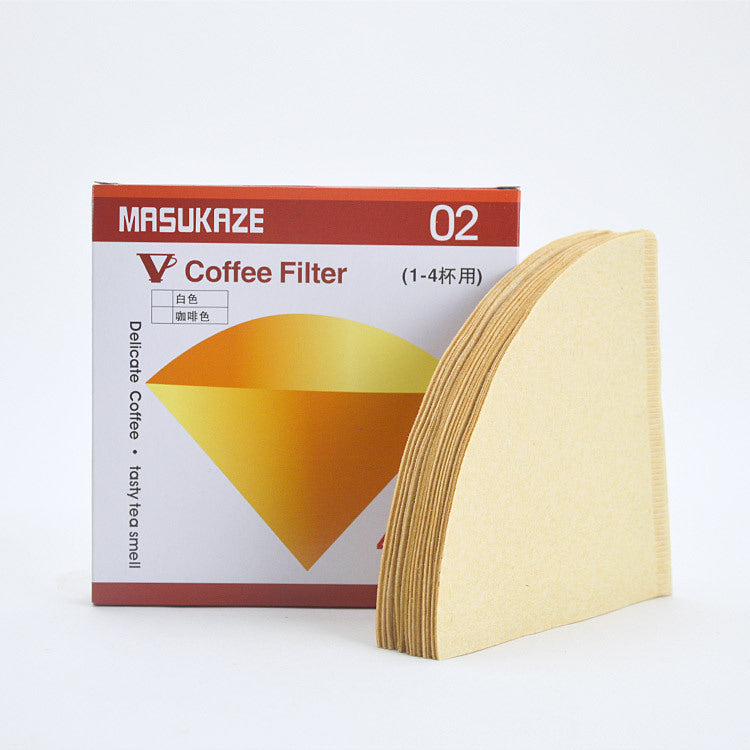 Kafaholic V60 Coffee Filter Paper (Natural Brown)
