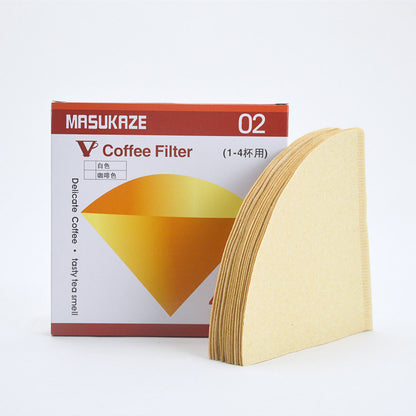 Kafaholic V60 Coffee Filter Paper (Natural Brown)
