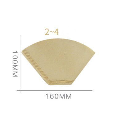 Kafaholic V60 Coffee Filter Paper (Natural Brown)