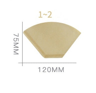 Kafaholic V60 Coffee Filter Paper (Natural Brown)