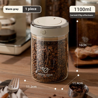 Kafaholic Vacuum Glass Storage Jar