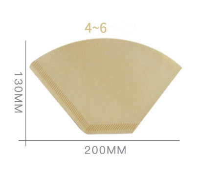 Kafaholic V60 Coffee Filter Paper (Natural Brown)