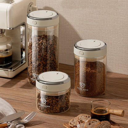 Kafaholic Vacuum Glass Storage Jar