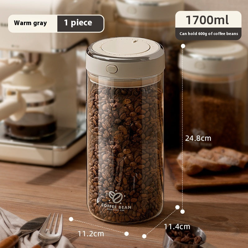 Kafaholic Vacuum Glass Storage Jar