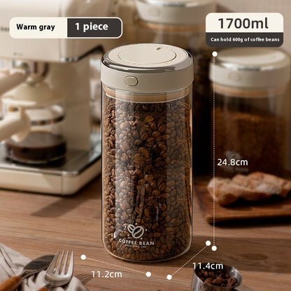 Kafaholic Vacuum Glass Storage Jar